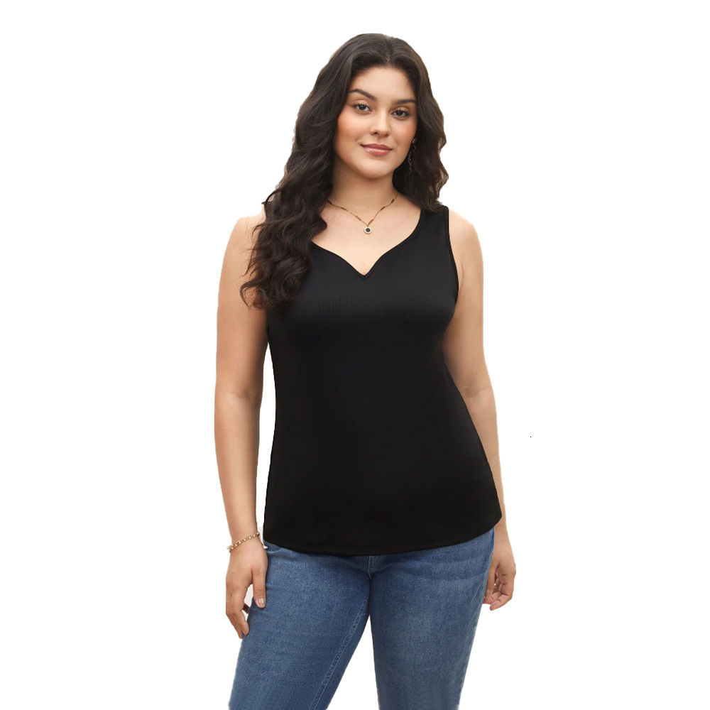 Plus Size Womens Commuting Simple Style V-neck T-shirt Summer Daily Casual Top