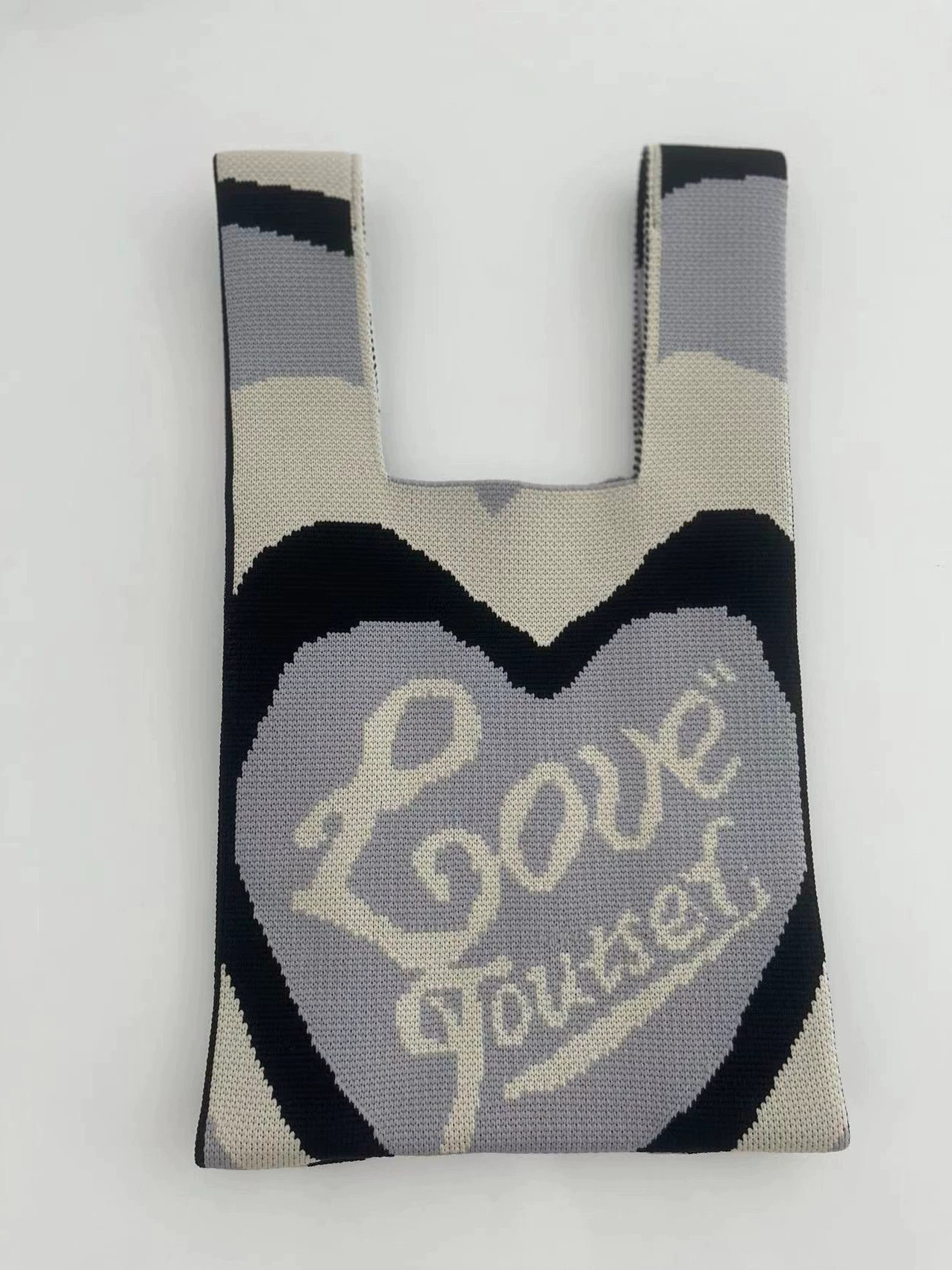 2025S Designer Thickened Portable Gift Companion Handbag Tulip Flower Knitted Women Bag