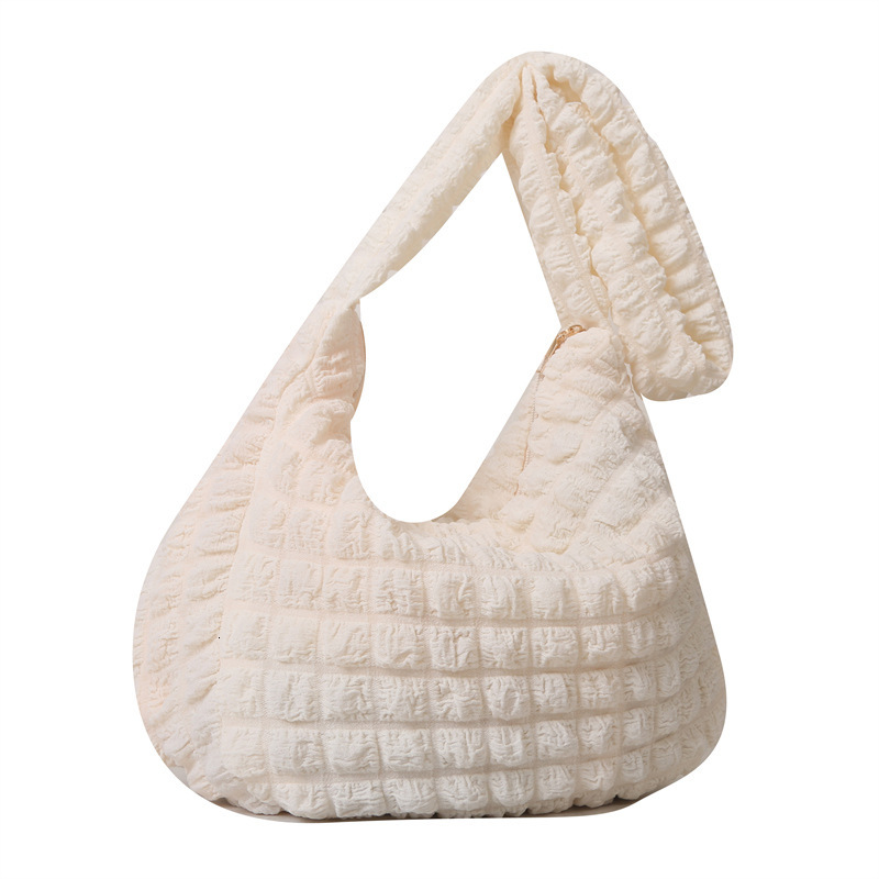 Free Delivery Designer Bag Internet Celebrity High End Crossbody Bubble Gauze Single Shoulder Armpit Autumn Large Capacity Casual Women's Luxury 