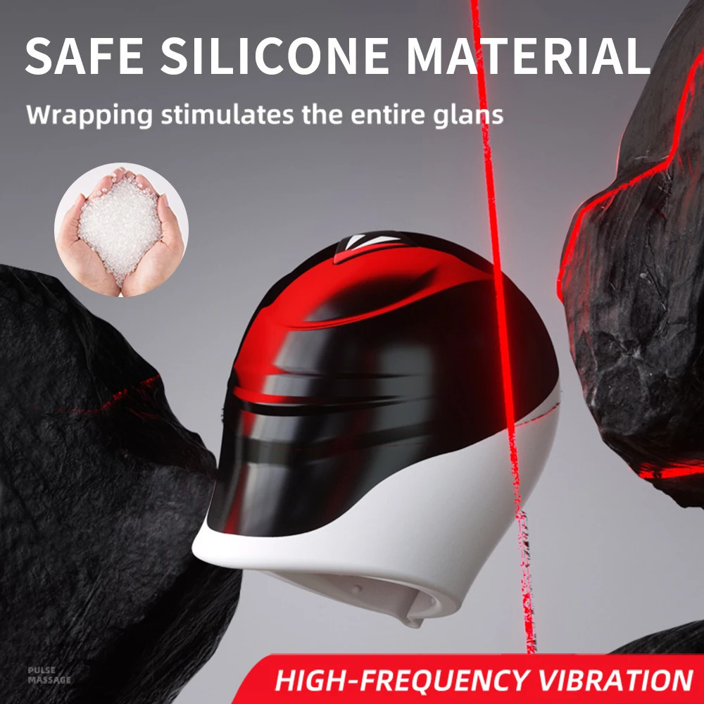 Male Masturbator Glans Massager Stimulator Vibrators For Men Glans Trainer Penis Cock Exerciser Delay Ejaculation Sex Toys 250515