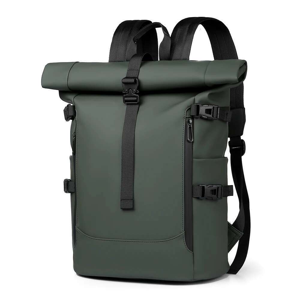 Waterproof Roll Top Outdoor Durable Fashion Casual Backpack for Hiking Travel Daily Use