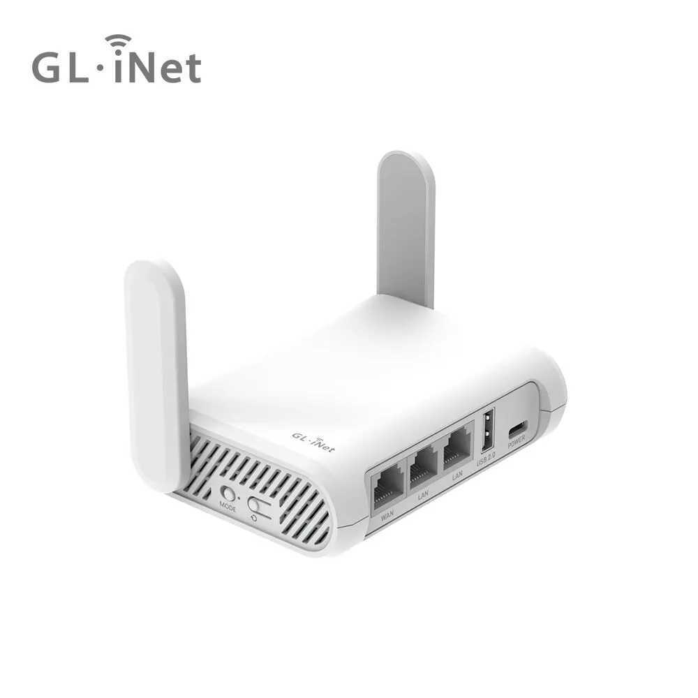 GL.iNet GL-SFT1200 (Opal) Secure Travel WiFi - AC1200 Dual Band Gigabit Ethernet Wireless Internet Router X250516