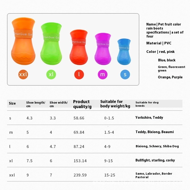 Rubber Dog Shoes All Weather Dog Booties For Hot Pavement Sand Snow Mud And Rain Anti Slip Dog Socks Pet Boots Swim Run Climb Mountains Outdoor Sports