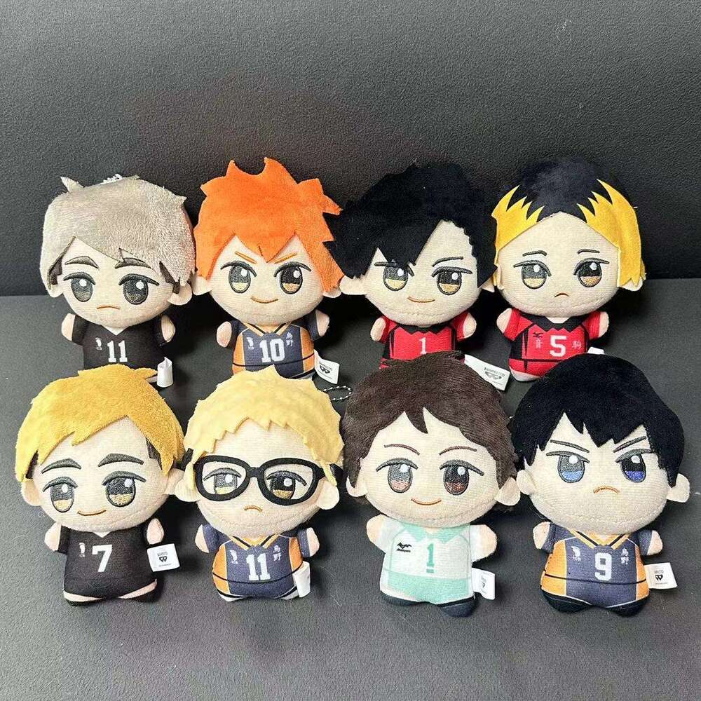 Cartoon Volleyball Boy Haikyuu Plush Pendant Anime Cute Doll Backpack Accessory 5-inch Toy