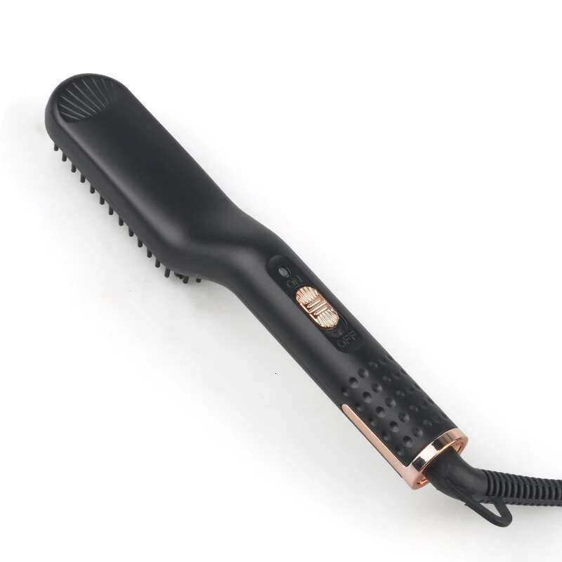 Men Straight Straightening Comb Anti-Scald Feature Portable Beard Brush Straightener for Man