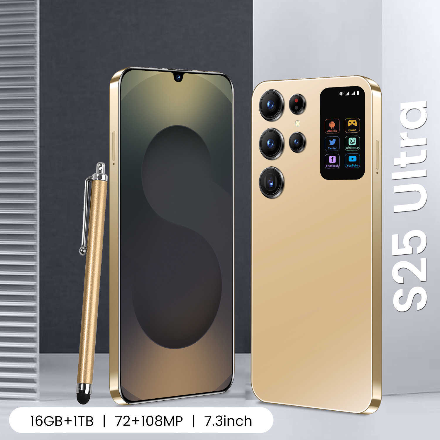 S25 Ultra Phone 16+1T Cheap Android Smartphone OZON Generation R250516