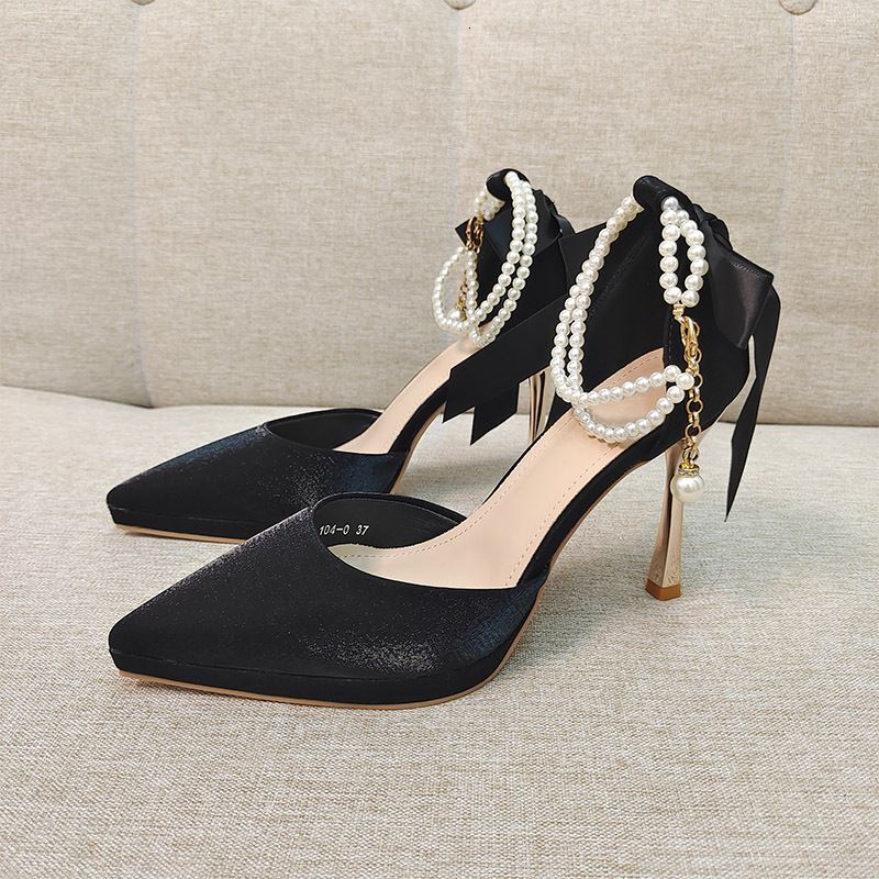 Women's waterproof platform autumn new stiletto pointed sexy women's Korean version of all match high heeled shoes