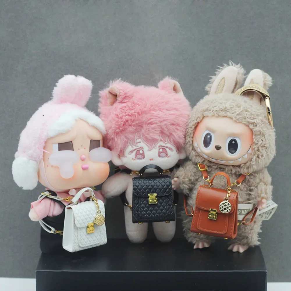 Labubu Toy BJD Bag 15-17 Cm DIY Handmade Set Doll Backpack Replacement Clothing Accessories in Stock Birthday Gift Free shipping