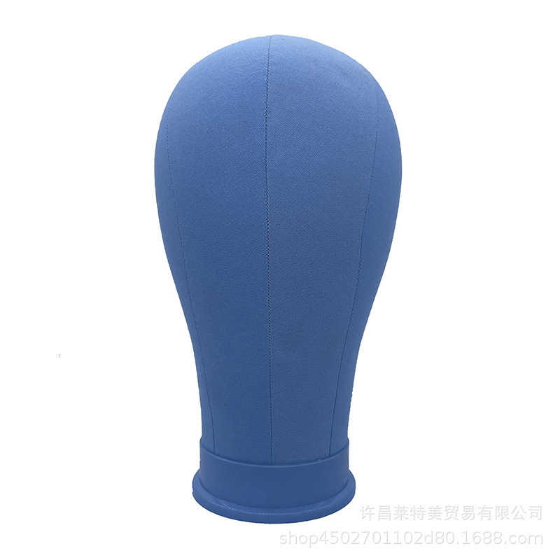 22 Inch Canvas Wig Head Stand Wig Stand Tripod with HeadMannequin Head for Wigs Manikin Canvas Block Head Set Making Display 241113