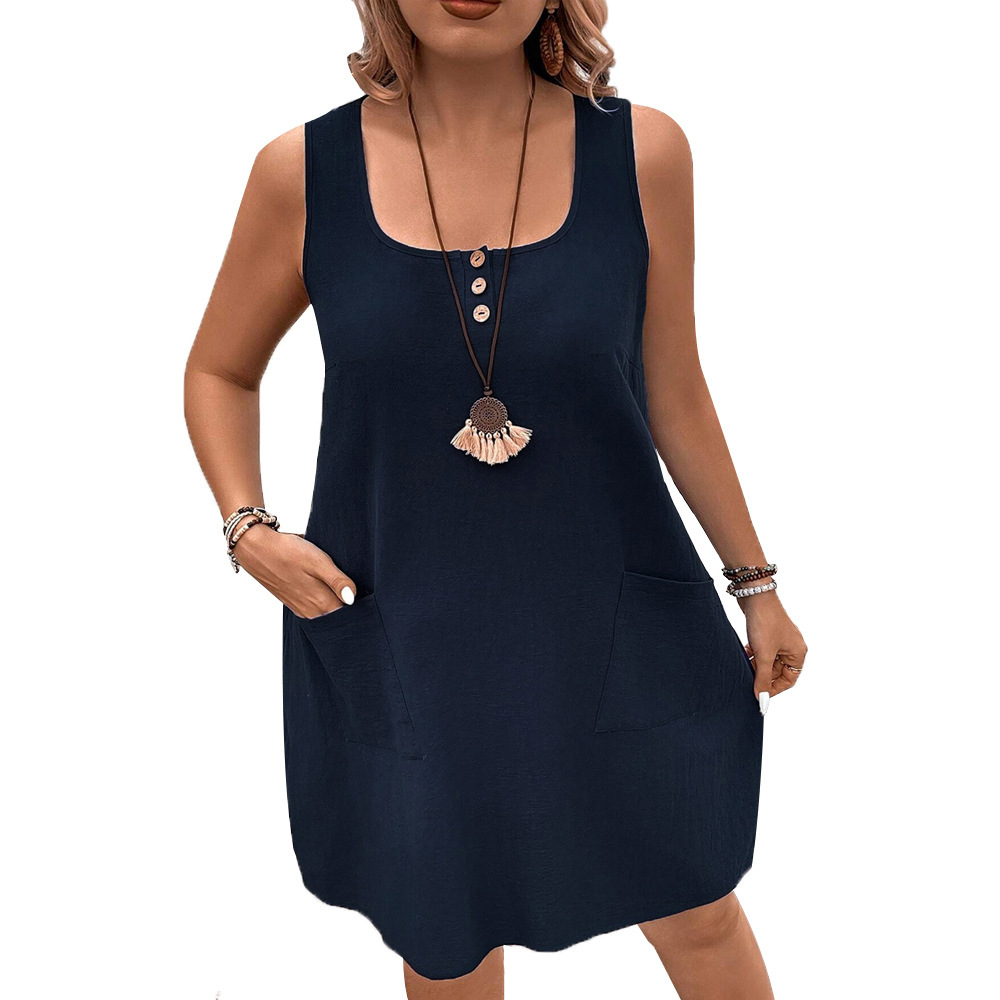 Plus Size Womens Clothing French Elegant and Simple Commuting Style Slimming Texture Niche Dress for Women