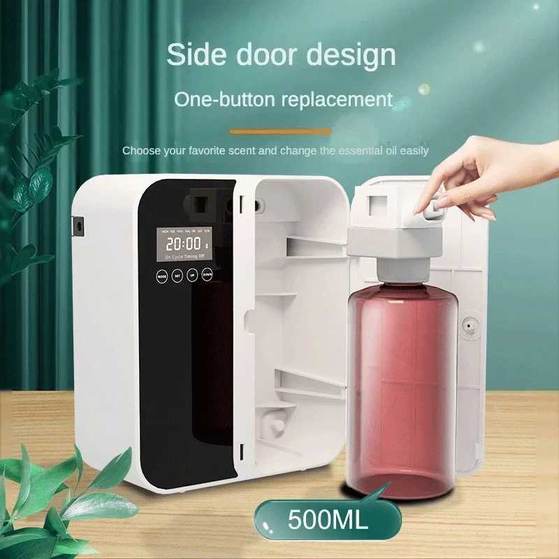 NAMSTE 1000m Scent Diffuser Machine Wall Mounted Fragrance Diffuser 500ML Essential Oils Diffuser Electric Home Air Freshener W250516