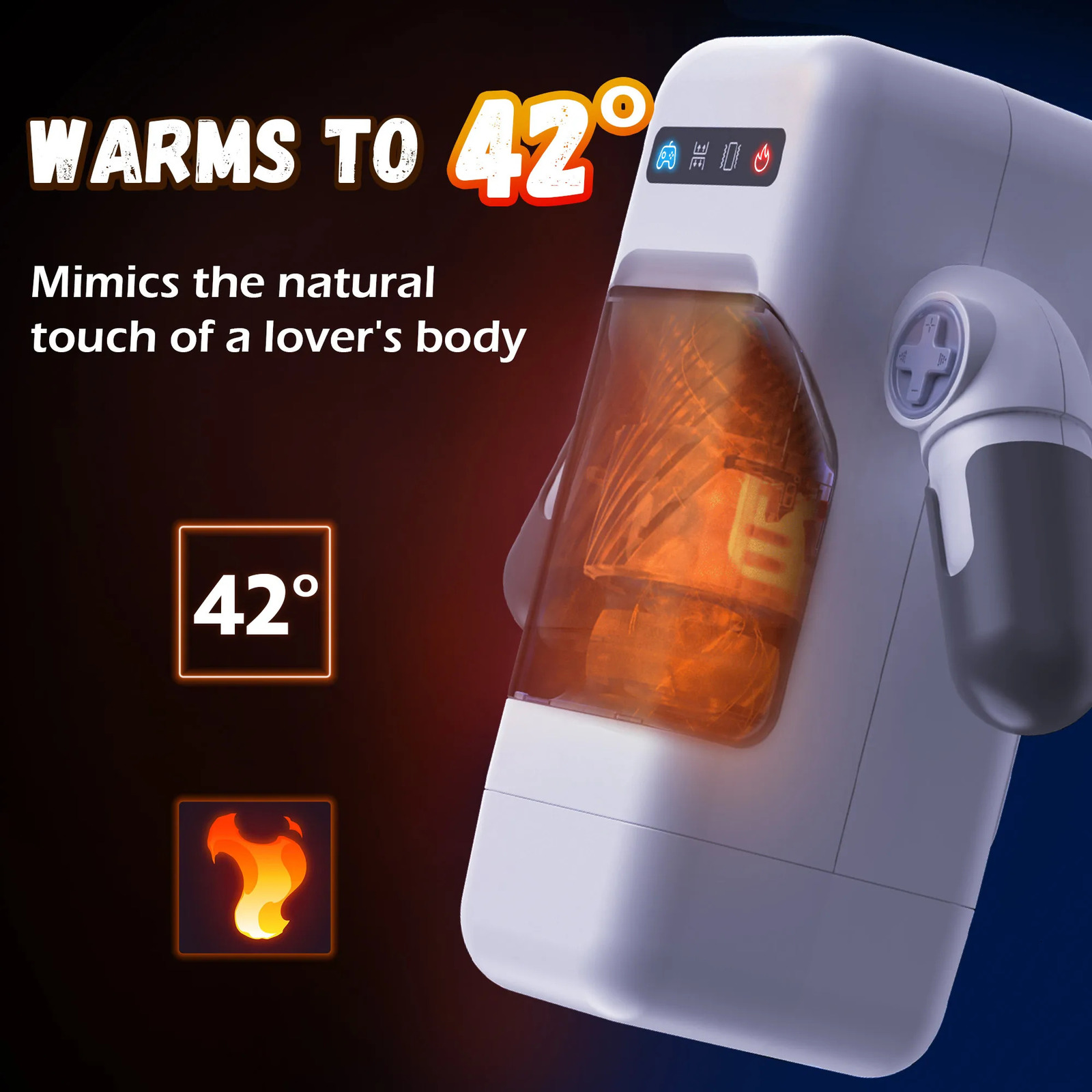 Kushor Robot Automatic Male Masturbator Phone Holder Heating Vibration Blowjob Machine Vagina Masturbation for Men Sex Toys 18 250515