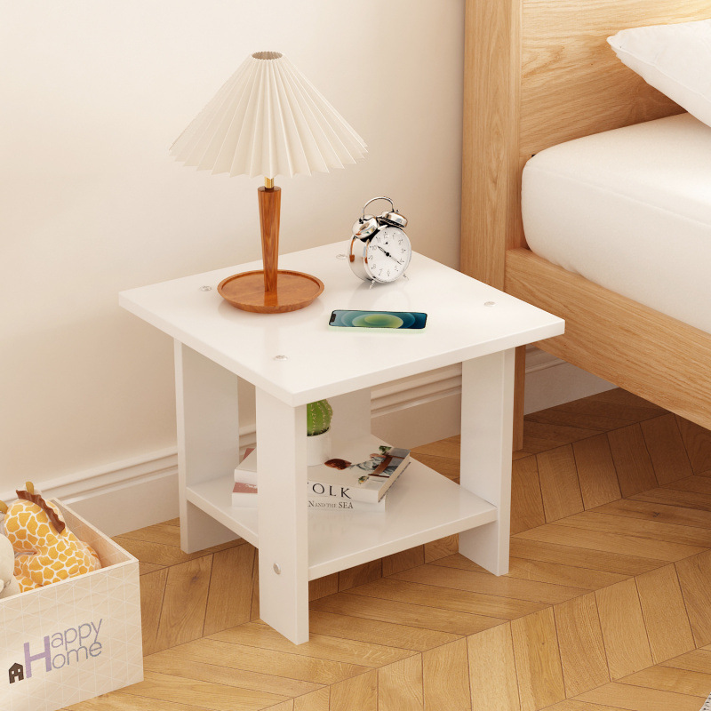 B5165 Small apartment living room sofa side table small table rental house bedside storage rack