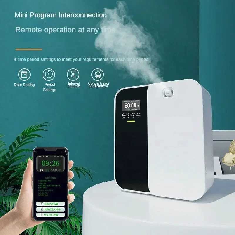 NAMSTE 1000m Scent Diffuser Machine Wall Mounted Fragrance Diffuser 500ML Essential Oils Diffuser Electric Home Air Freshener W250516