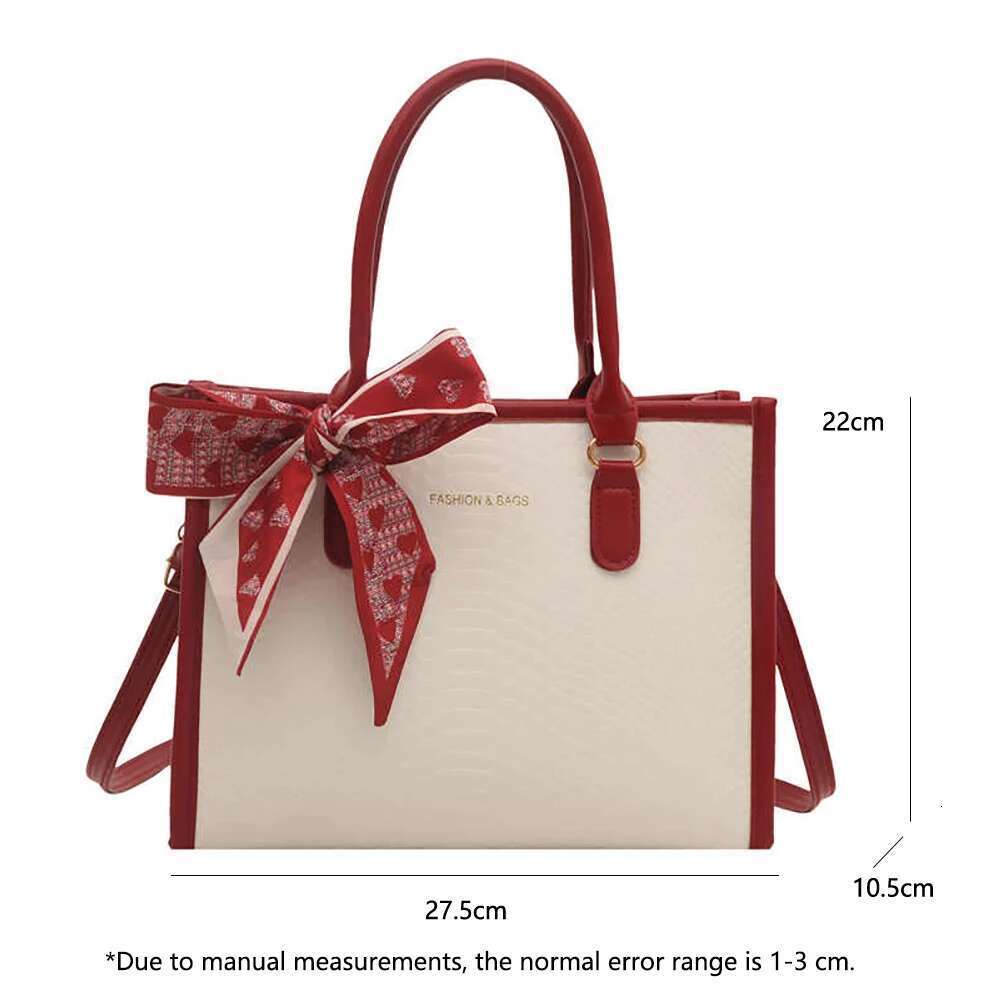 Stone Pattern Hand-Held Totes Bag For Women 2025 Contrast Color Single Shoulder Bags Versatile Square Crossbody Lady Pack