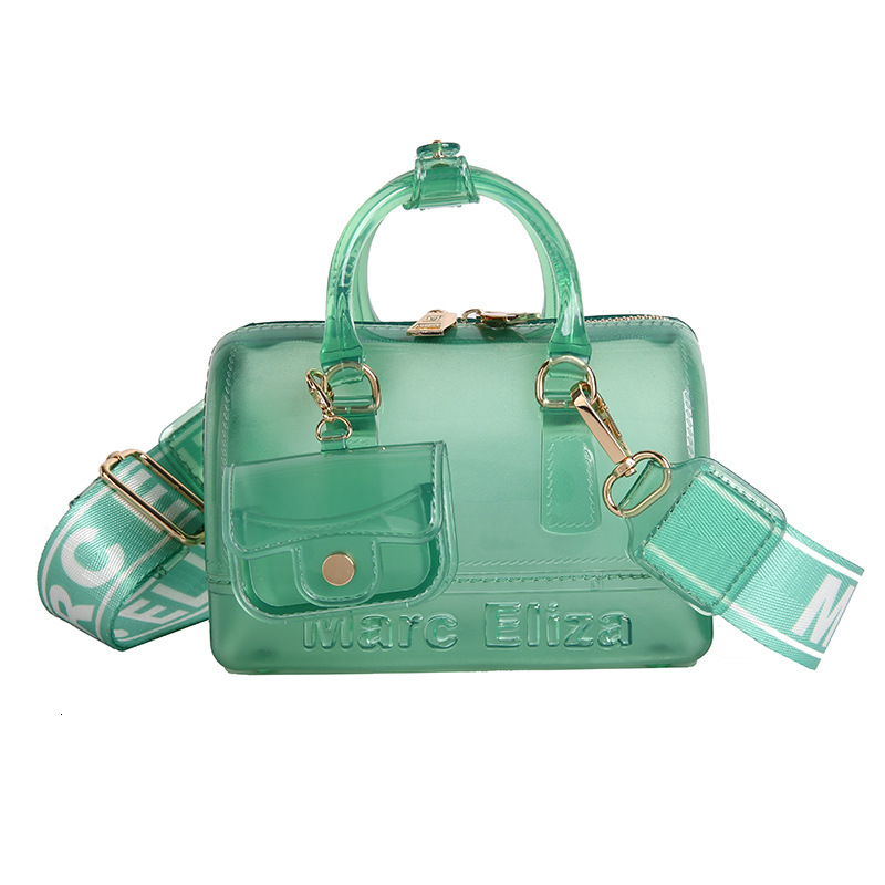 2025S designer women summer fashion shoulder crossbody versatile macaron color hand-held pillow jelly bag