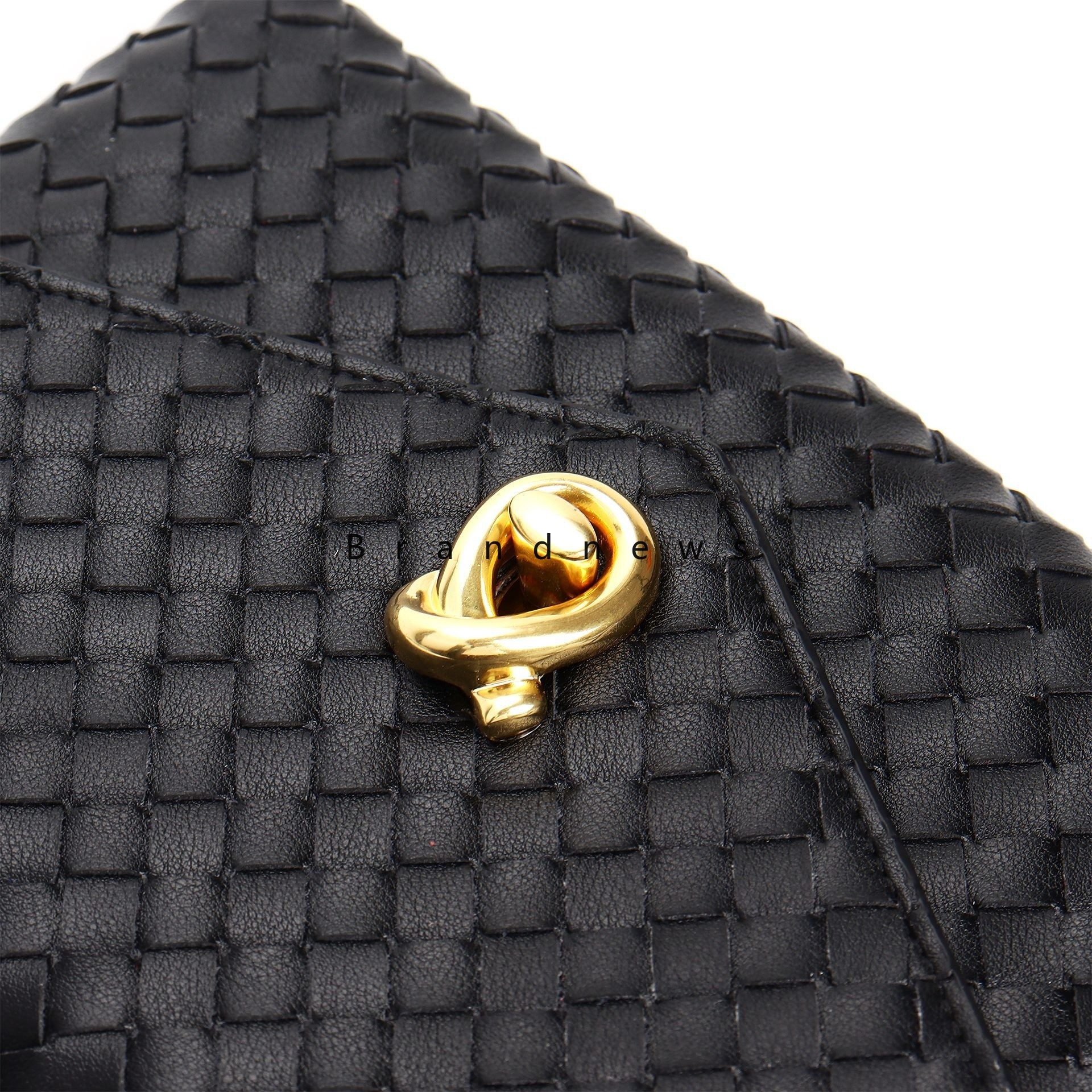 Real Shoulder Bags Lock Crossbody Leather Top Handle Knot Closure Handmade Envelope Style Wallet Designer Sling Bag Purse Clutch 3194