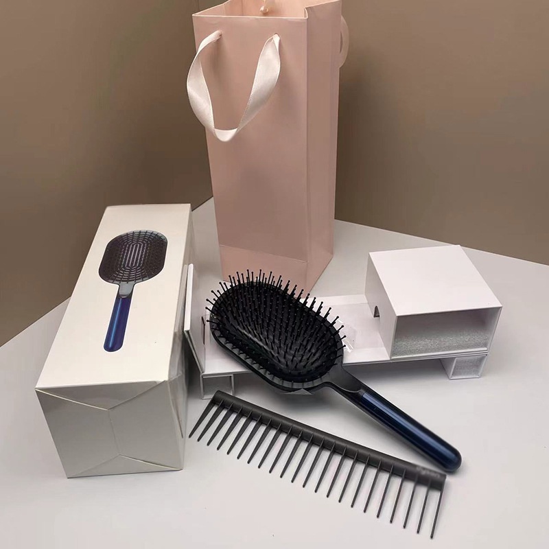 Cushion hair Comb with Wide Teeth anti-hair loss anti-static massage comb gift set for holiday gifting Household Hair salon