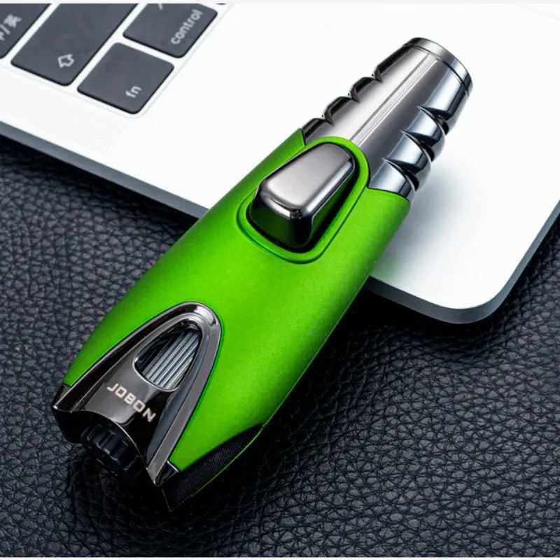 Jobon Cigar Lighter Mini Ignition Gun Gas Lighters Smoking Gadgets Butane Torch Lighter Kitchen Lighter Very Cool Gift For MenT250516