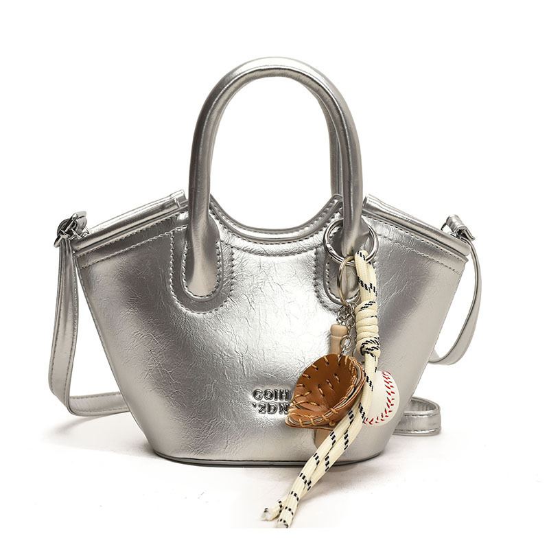 French style niche hand-held bucket for women 2025 new live streaming trend, fashionable and high-end single shoulder crossbody bag