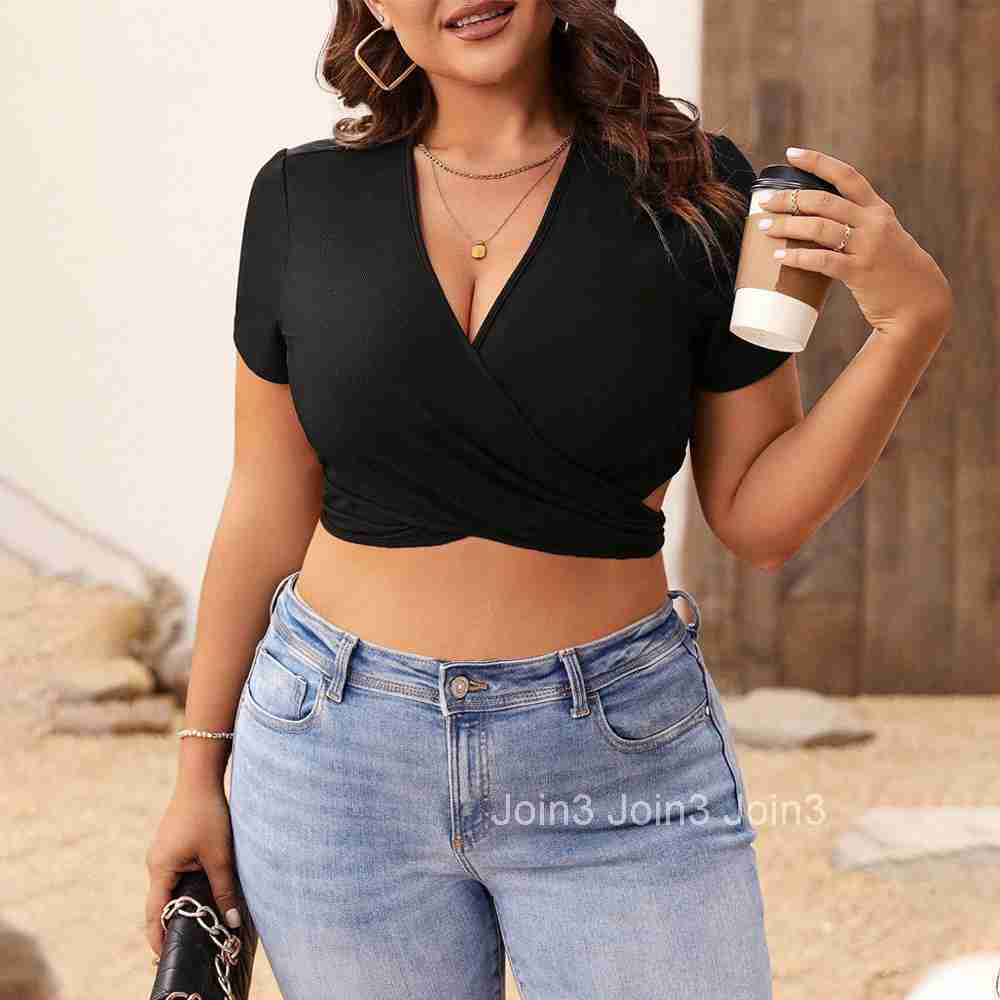 Spring New Strap Slim Fit Base Shirt with V-neck Solid Color Design and Temperament Spicy Girl Short Top