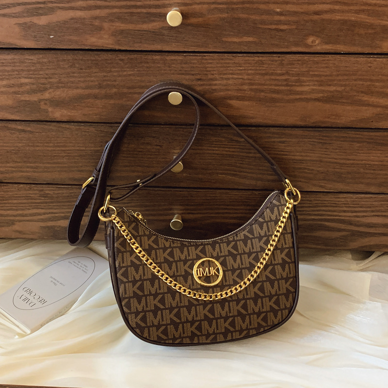 Designer Bag Luxury Bag French Retro Underarm Vintage Floral Print Crossbody Purse For Shoulder Bag Women Chic Design Free Shipping