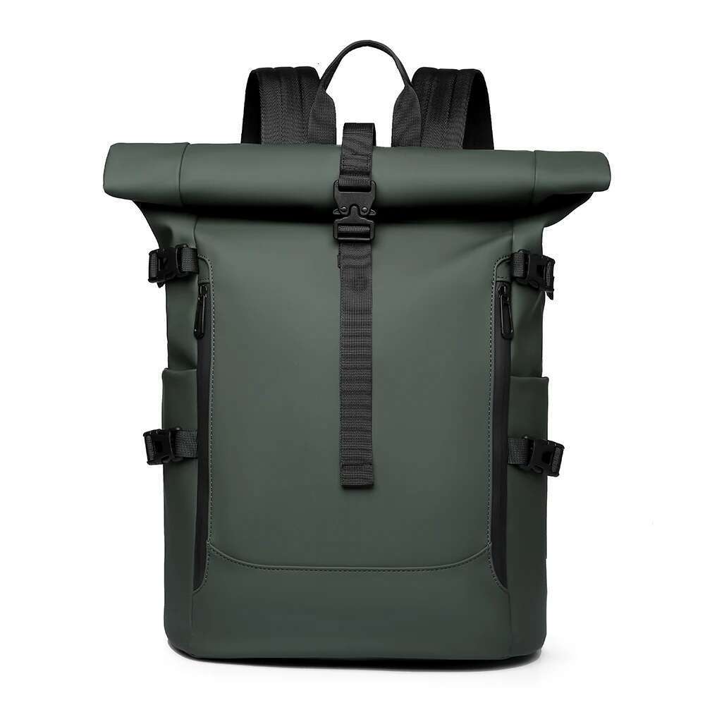 Waterproof Roll Top Outdoor Durable Fashion Casual Backpack for Hiking Travel Daily Use