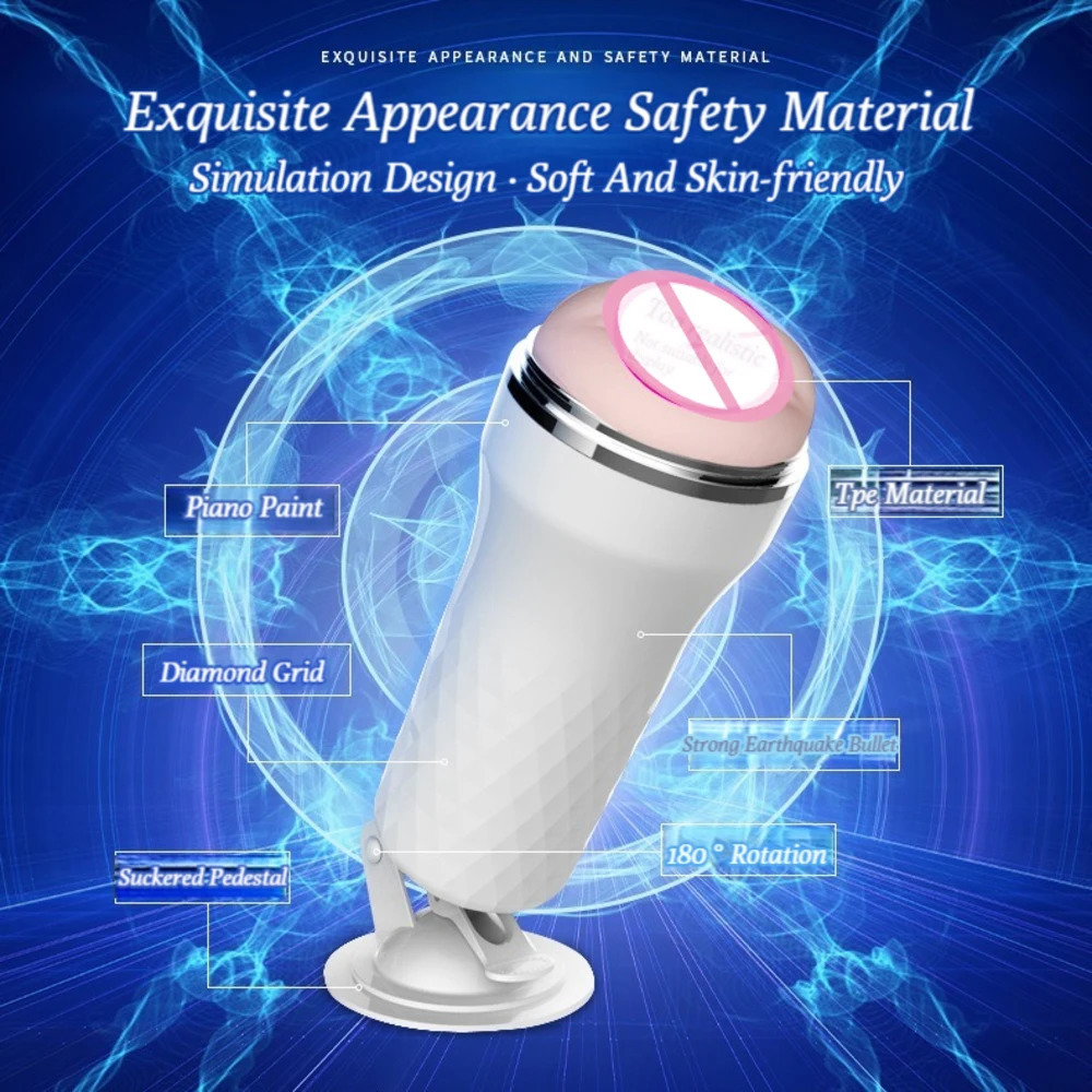 Suction Cup Masturbator For Men Sex Toy Silicone Artificial Vagina Realistic Pussy Pocket Penis Masturbation Cup Adult Games Toy 250515