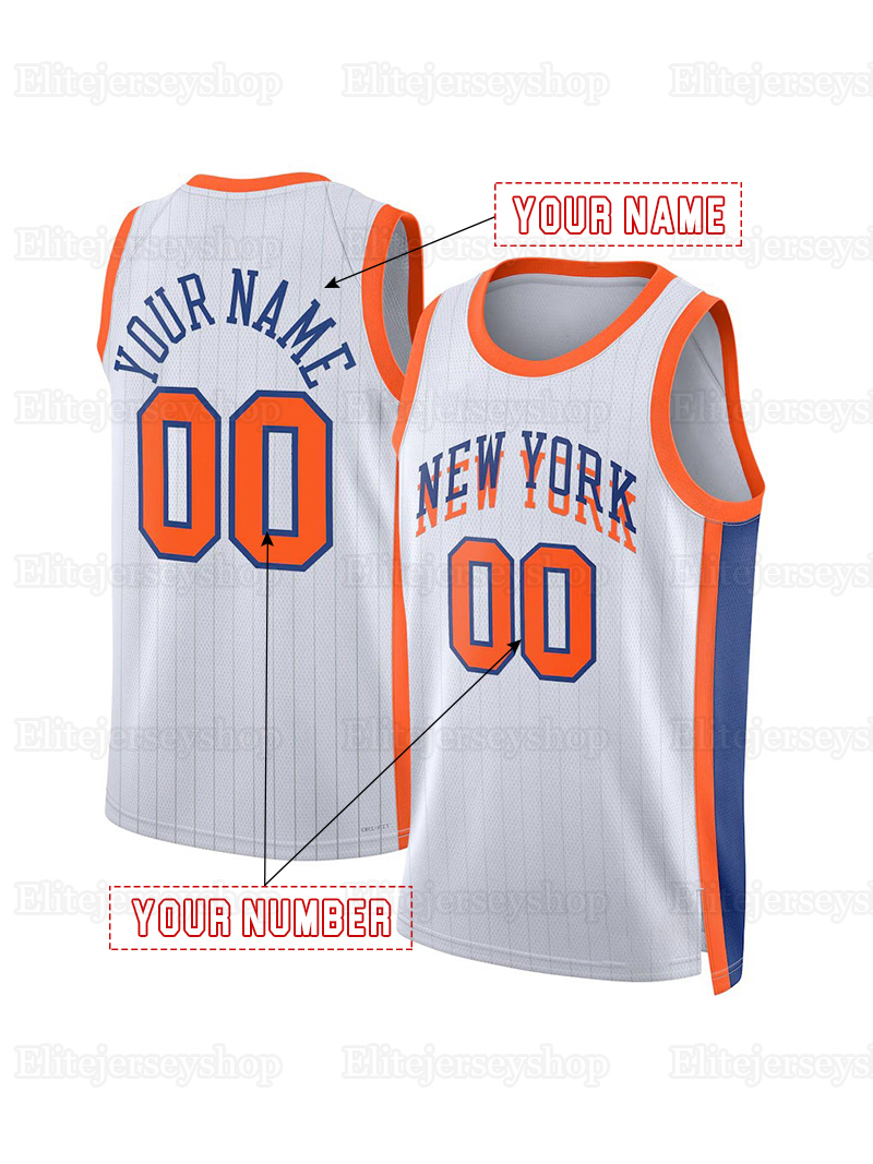 Custom Basketball Jerseys Jalen 11 Brunson Mikal 25 Bridges Josh 3 Hart Julius 30 Randle 23 Robinson Donte 0 DiVincenzo OG 8 Anunoby