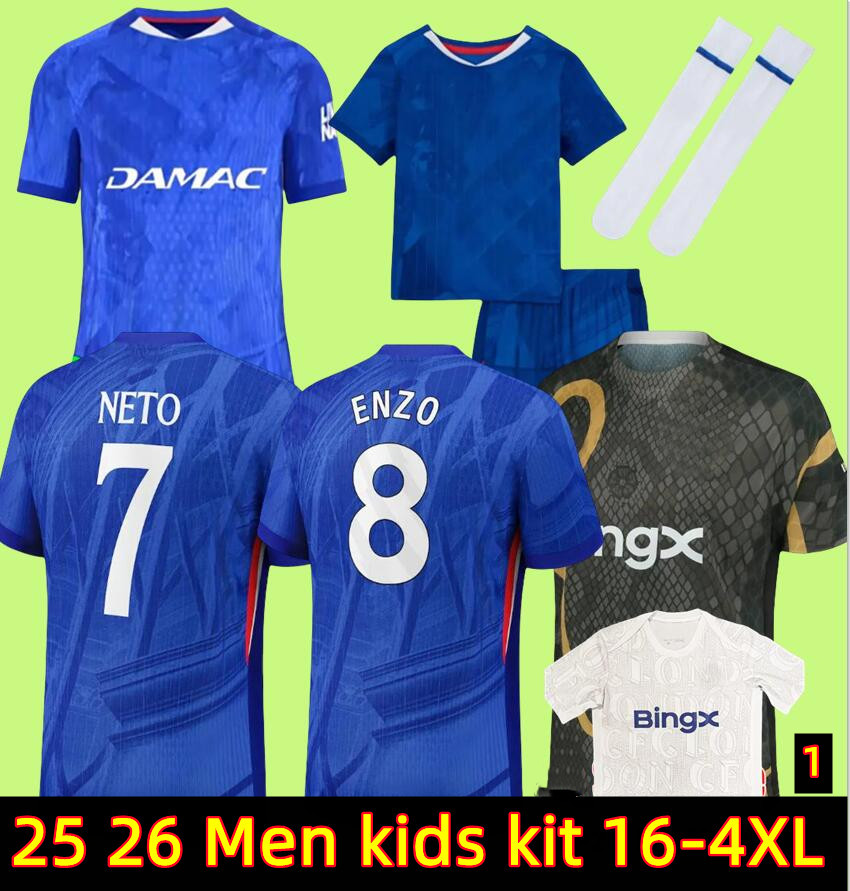 chelseas fc jersey 25 26 CAICEDO ENZO MUDRYK NKUNKU player chelseas shirts 2025 2026 gk Men kids CFC chelseas kit 3XL 4XL shirt CHELSEAS Limited-Edition Snake Shirt 11