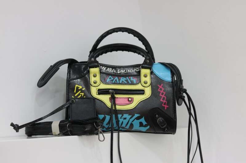 Graffiti Bag Over Migration With PU Material
