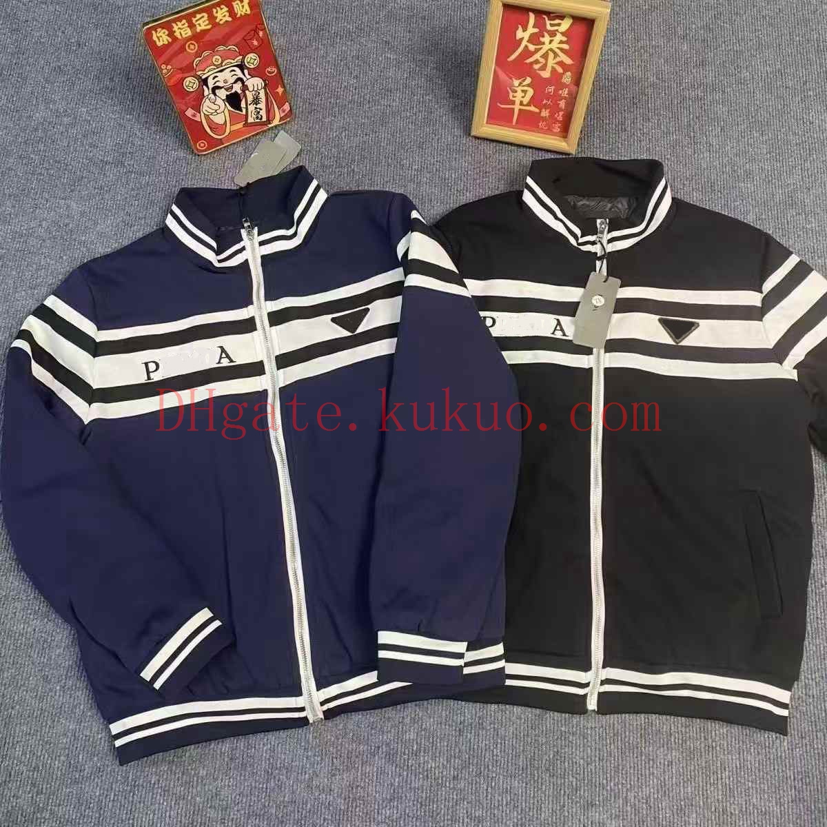 Patchwork Luxury Mens Jackets Coat Luxury Stand Collar Designer Coat Mens Spring Autumn Thin Casual Jackets For Man Hoody Zippers Full-Zip Male Outwears Coats