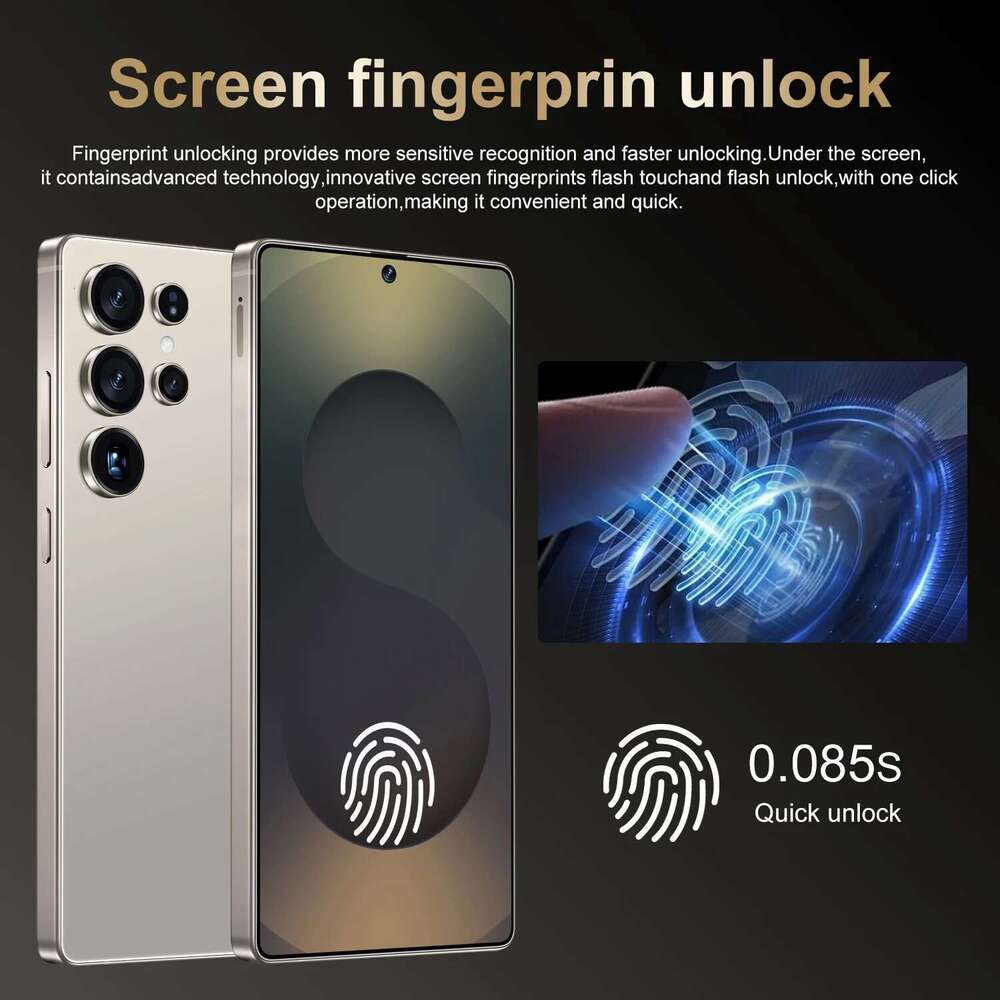 2025 hot S25 Ultra 7.3 Inch Full Screen 16G+1Tb 8800Mah Smartphone 5G 48+72Mp Mobile Phones Global Version 4G/5G Dual Sim