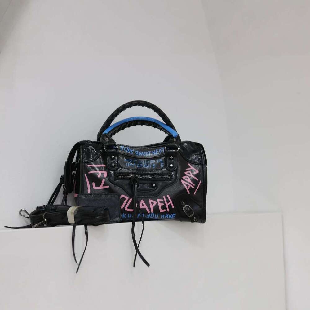 Graffiti Bag Over Migration With PU Material