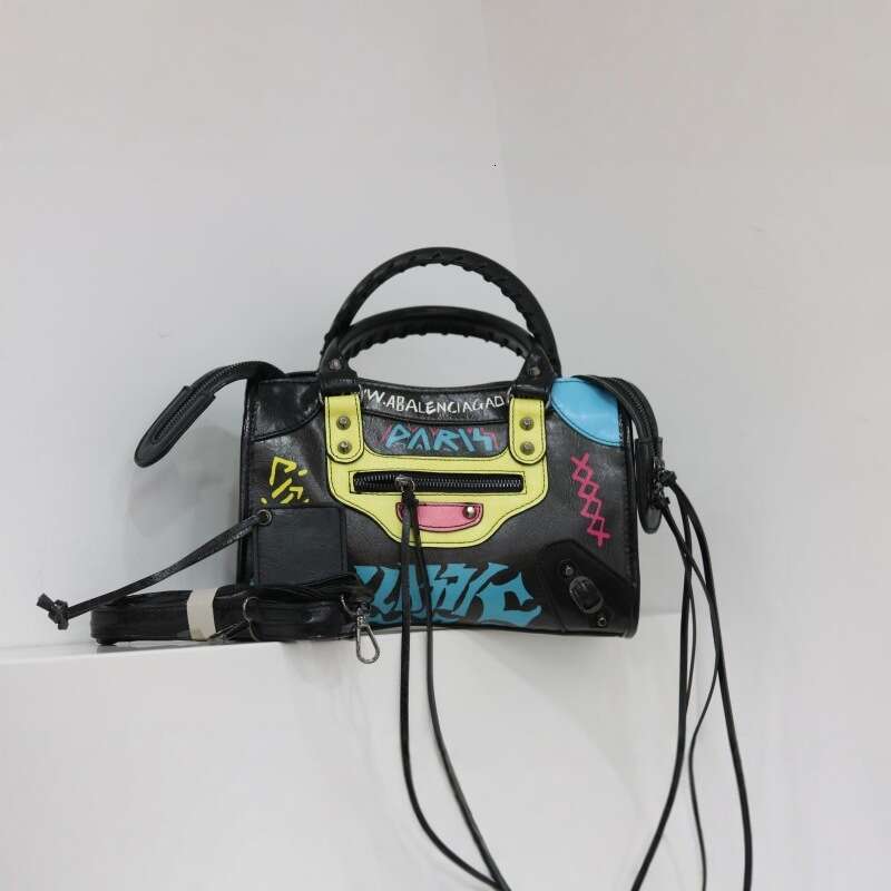 Graffiti Bag Over Migration With PU Material