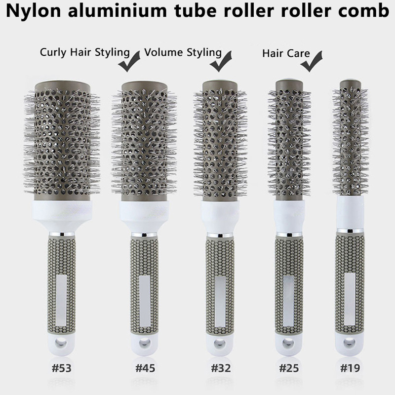 Curling Iron Comb Air Brush Comb Roller Comb Curling Hair Blowout Pear Blossom Head Styling Comb