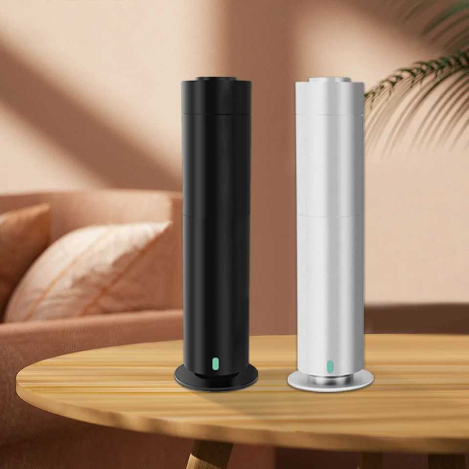 120ml Remote-Controlled Modern Metal Tower Aroma Diffuser Machine Stylish Scent Diffuser with Remote Control W250516
