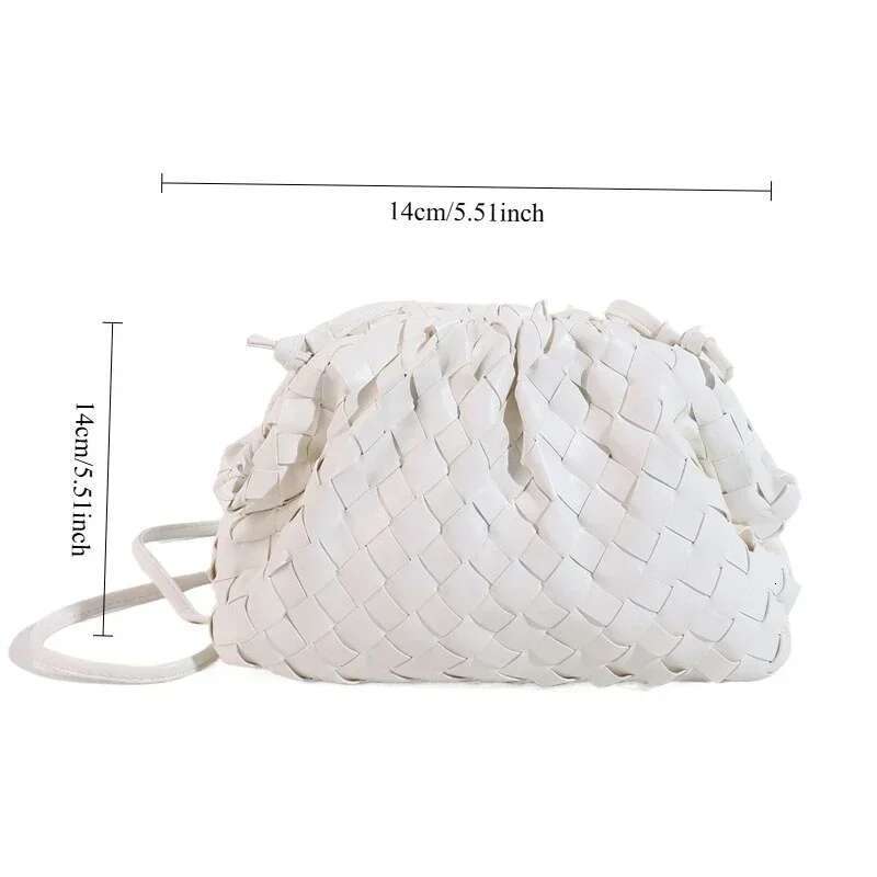 New Cloud Summer Versatile High-end Sense Niche Shoulder Messenger Temperament Woven Women's Bag Handbags
