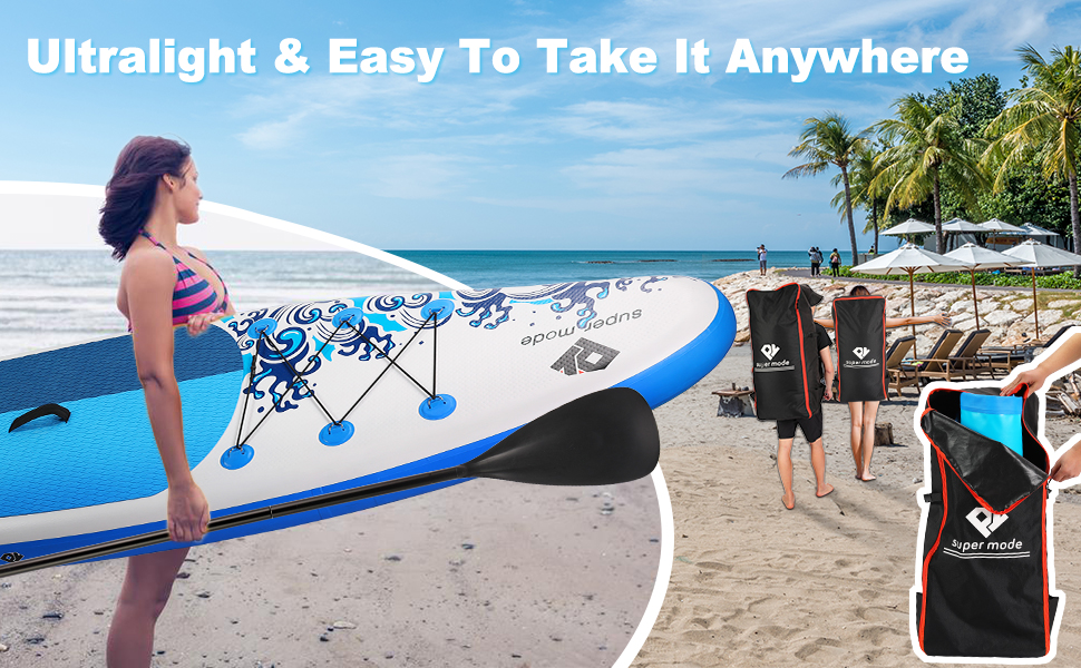 Complete Sup Package Featuring Sturdy Inflatables for Fun Outdoors Includes Essential Ride-On Tools