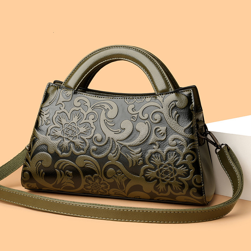 2025S designer shoulder embossed texture commuting handbag Chinese style simple and versatile casual women tote bag