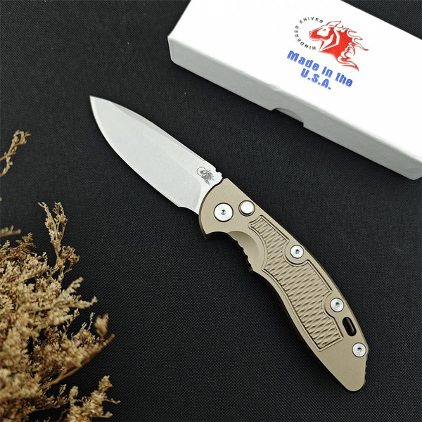 Hinderer XM18 AUTO Spring Assisted Utility Pocket Folding Knife D2 Blade Aluminum Handle Outdoor Hunting Tactical Knives Camping EDC Tool