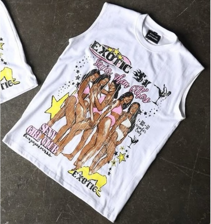 Men's T Shirts Hip Hop Fashion Casual Tee Short Sleeved Sleeveless Harajuku Shirt Punk Loose Women Trend Tops Aesthetic Clothes