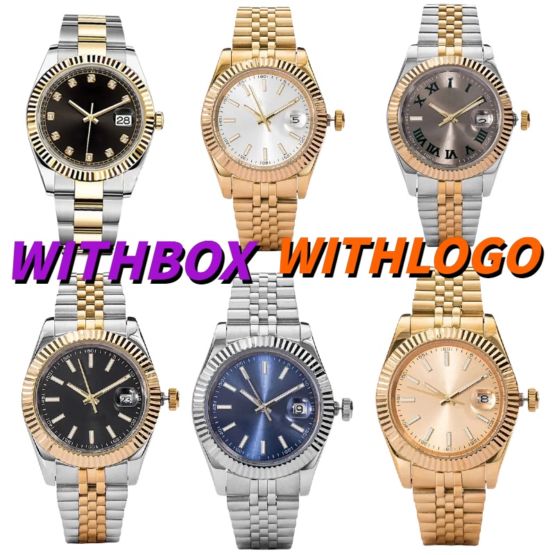 Designer watch women watch men daydate 36 41mm watch luxury Designer watch 2813 automatic mechanical stainless steel wrist sapphire glass watch with box