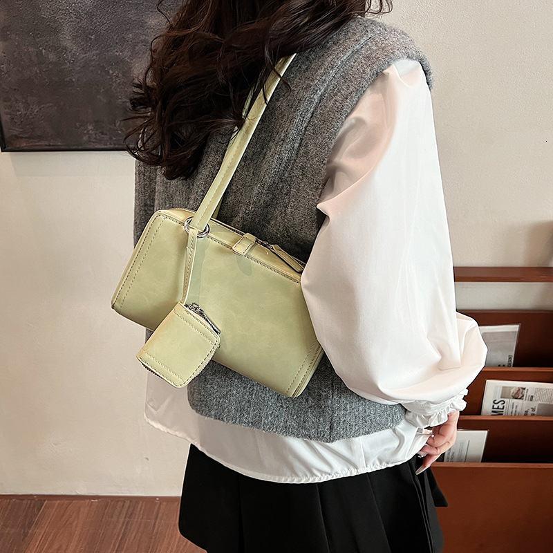 2025 Designer Bag, High-end Niche Women's Shoulder Bag, Trendy Diagonal Casual Square Armpit Bag, Free Shipping Handbag+small Wallet