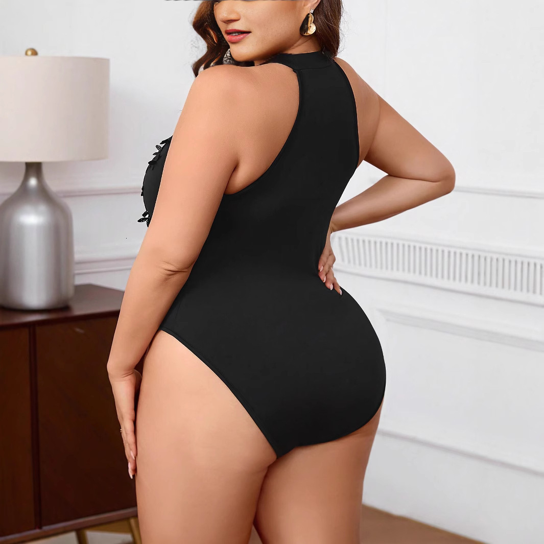 Womens Fashion Sexy Jumpsuit 2025 Spring/summer New Lace Jacquard Design Jumpsuit