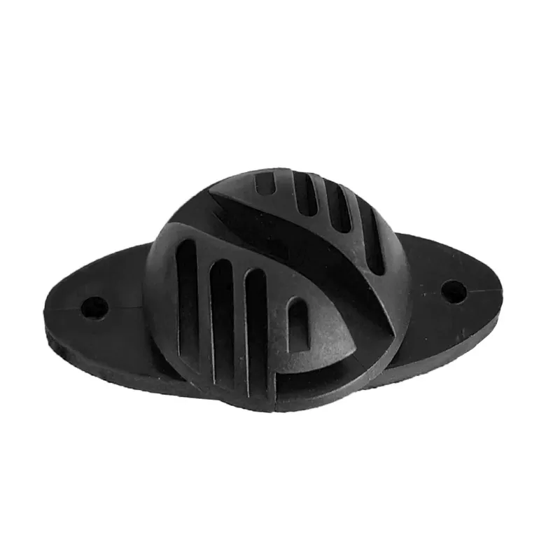100pcs Black Fence Insulators Electric Fence Wood Post Claw Insulators Accessories Nail-On Polywire insulator