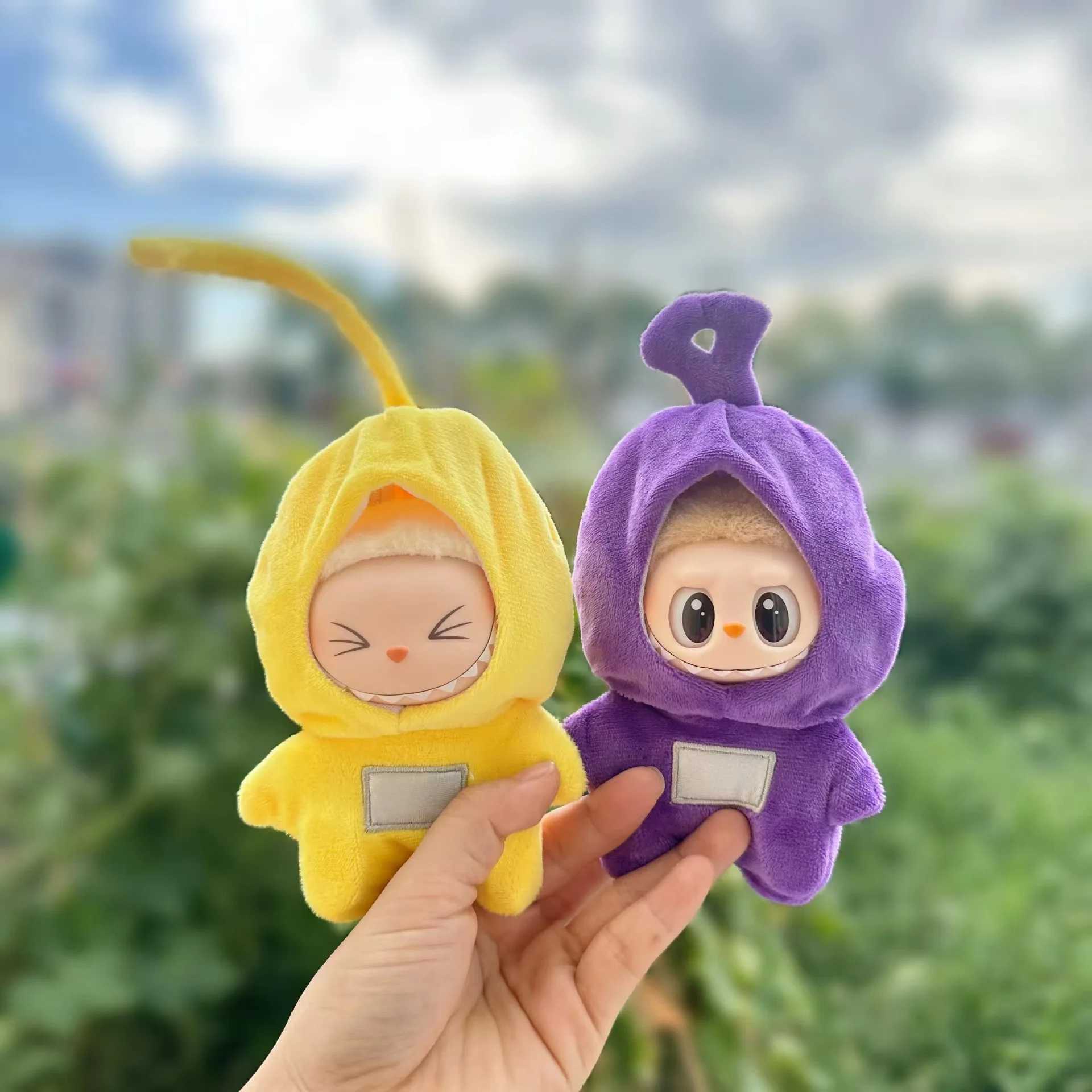 17cm Labubu II Fashion Outfit Idol Dolls Sitting Par Cute Plush DollS Clothes Clothing Accessories For Korea K Exo Free shipping
