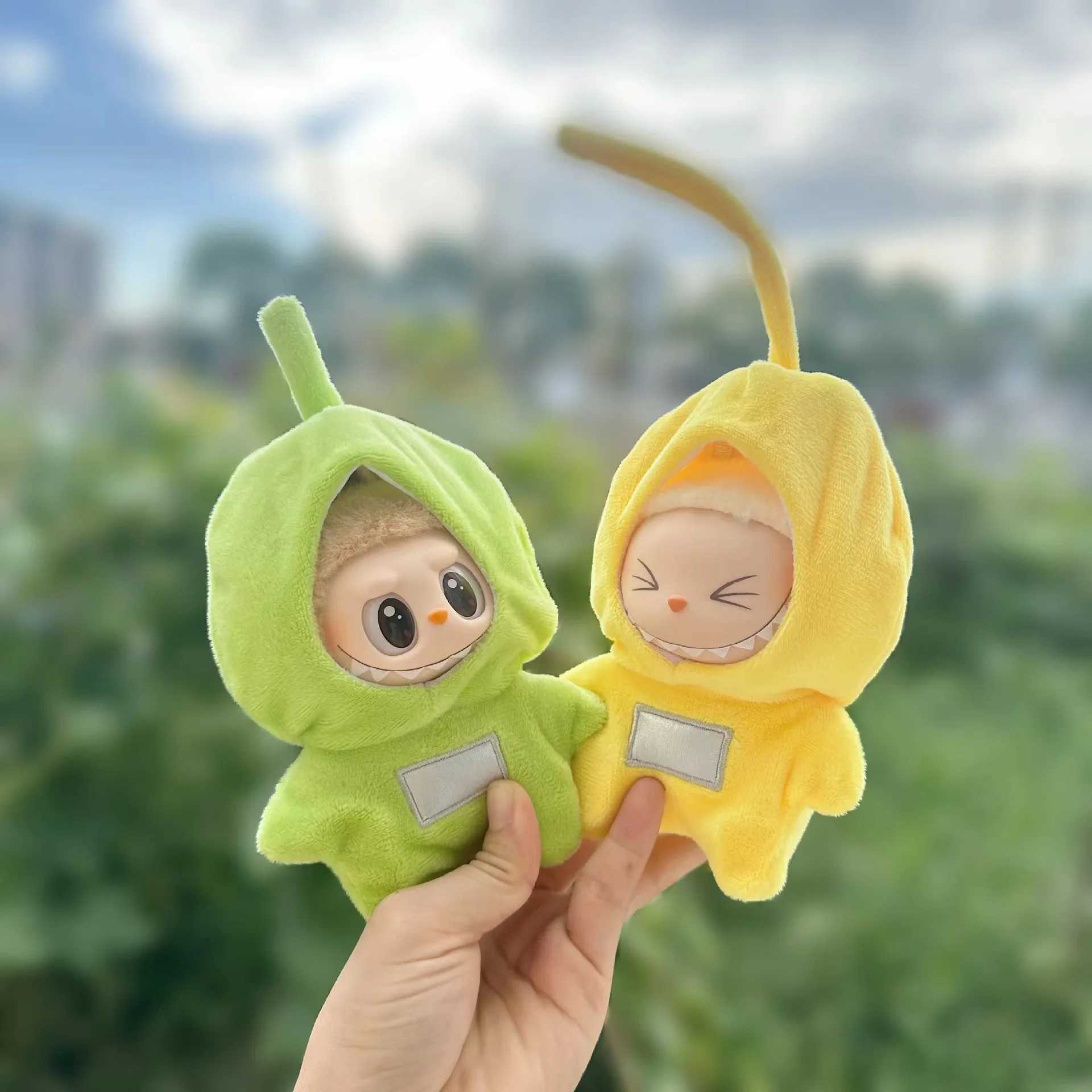 17cm Labubu II Fashion Outfit Idol Dolls Sitting Par Cute Plush DollS Clothes Clothing Accessories For Korea K Exo Free shipping