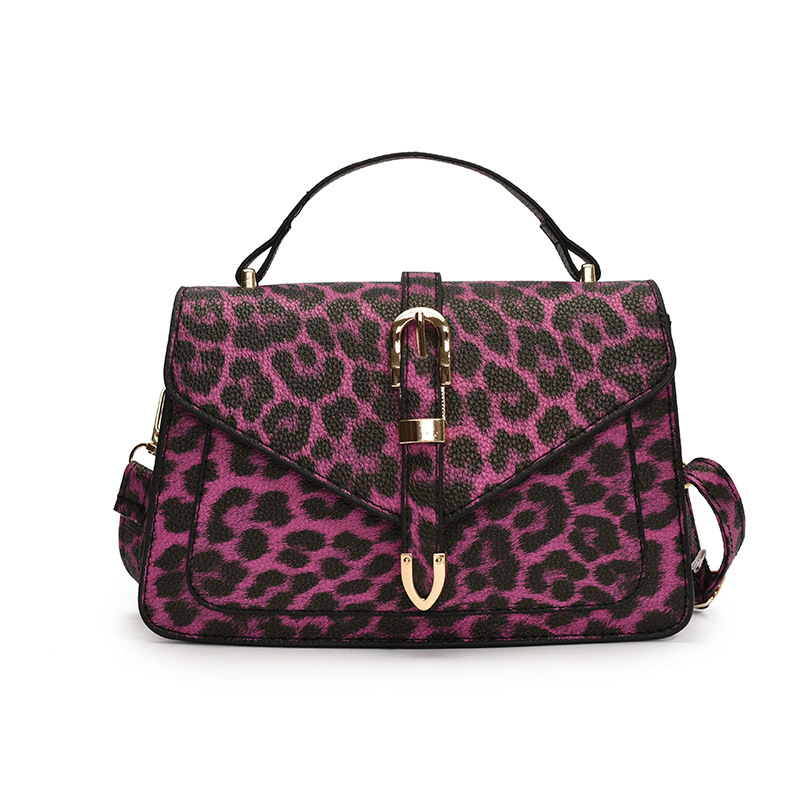 2025S designer stylish leopard print simple summer new personalized handbag crossbody small square women bag
