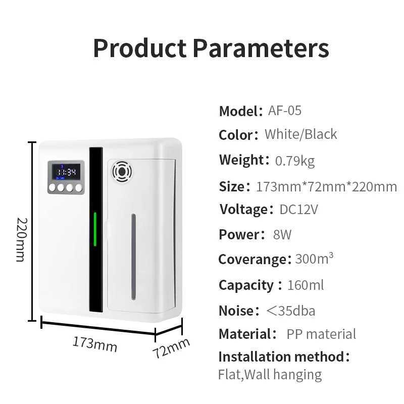 Scent Machine Aroma Diffuser 160ml Fragrance Diffuser For Large Area Hotel Lobby Home Fragrance Smell Distributor Bluetooth W250516